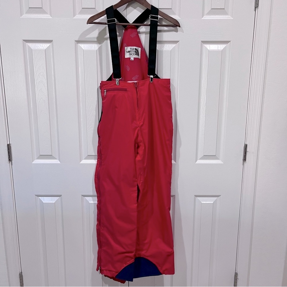 Vtg The North Face Extreme Snow Bib Overalls Pants Gore-Tex Red Size W-L